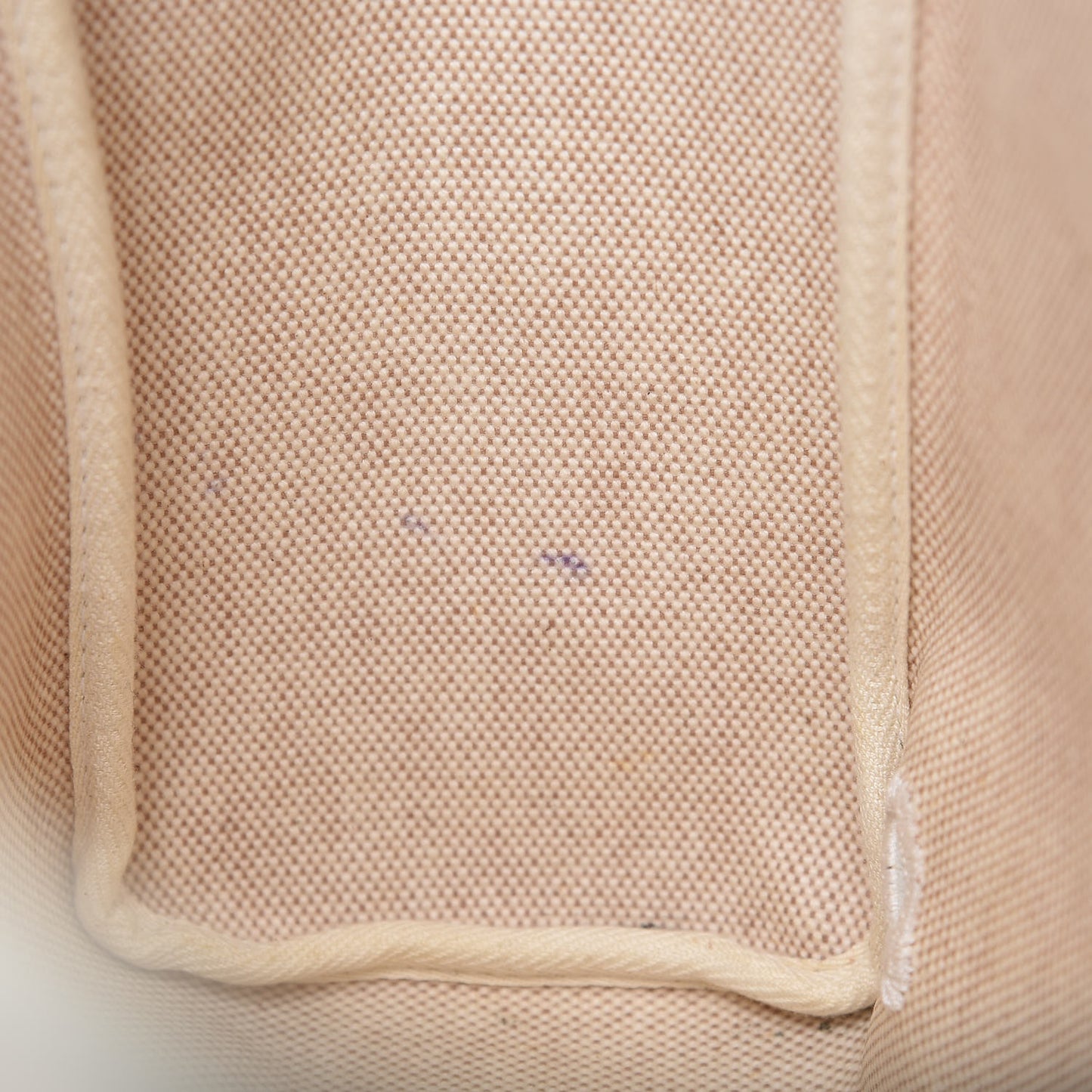 Toile Vache Calfskin Herbag 30 PM Backpack Natural