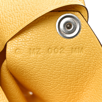 Hermes Chevre Mysore Calvi Card Case Jaune Citron 7 of 8