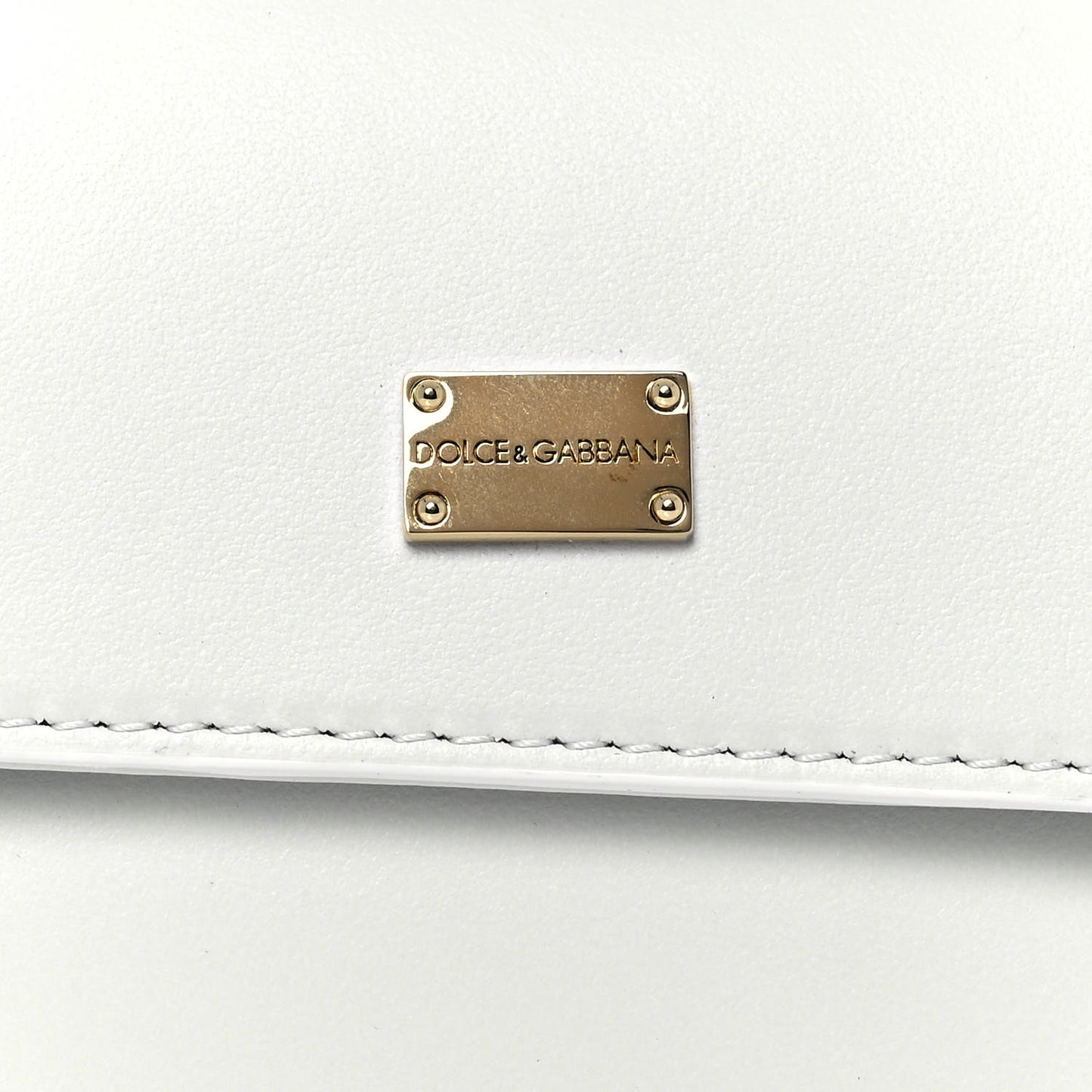 Calfskin Top Handle Bag White