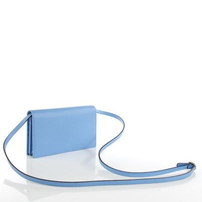 Gucci Dollar Calfskin Mini Swing Wallet Bag Mineral Blue 3 of 8