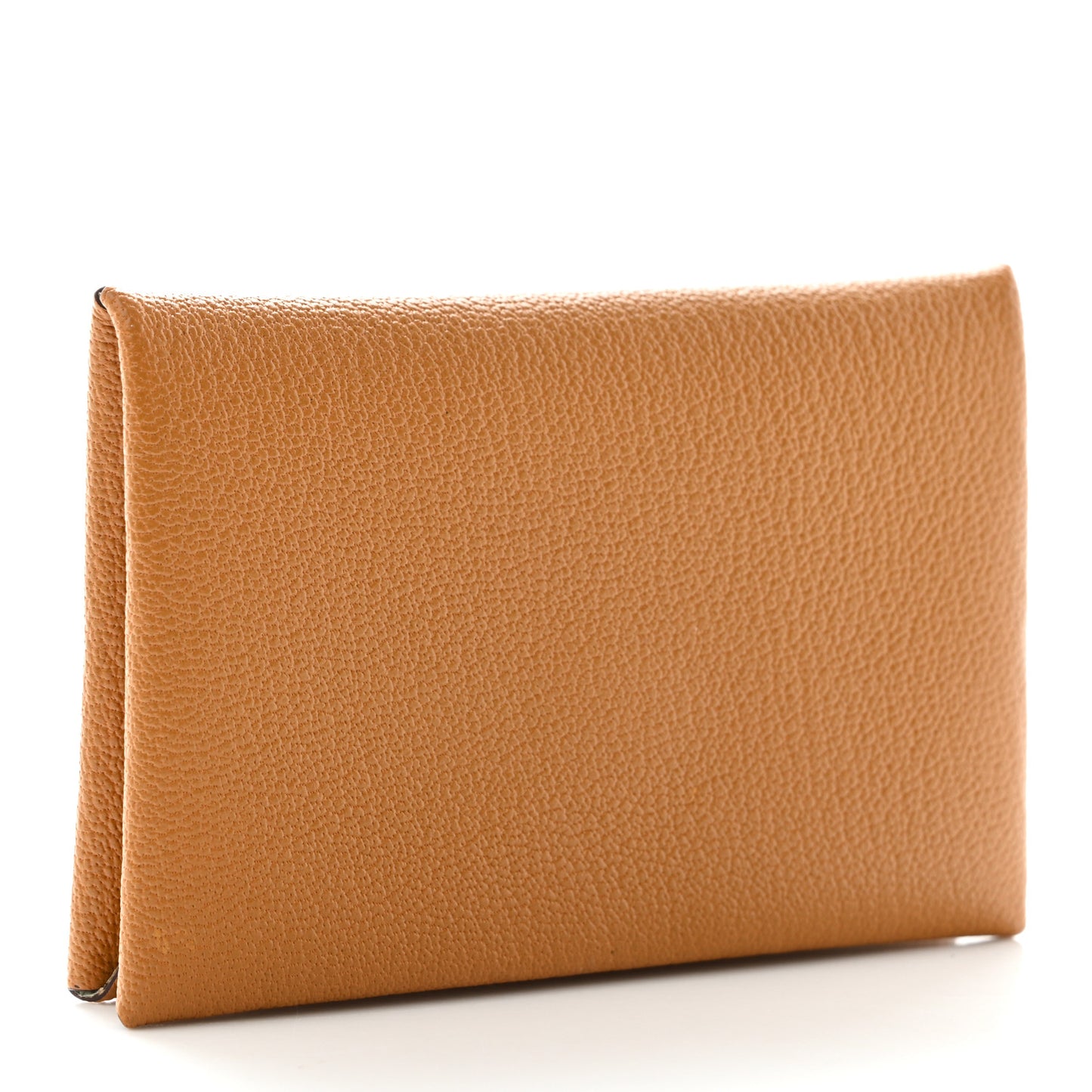 Chevre Mysore Verso Calvi Card Case Caramel Vert Fizz