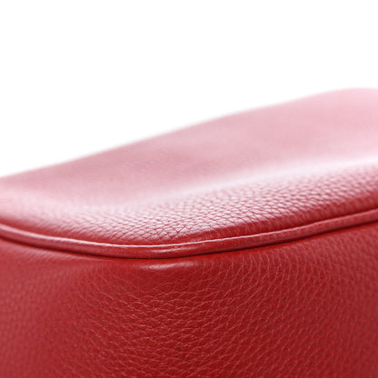 Gucci Pebbled Calfskin Small Soho Disco Bag Tabasco Red 7 of 11