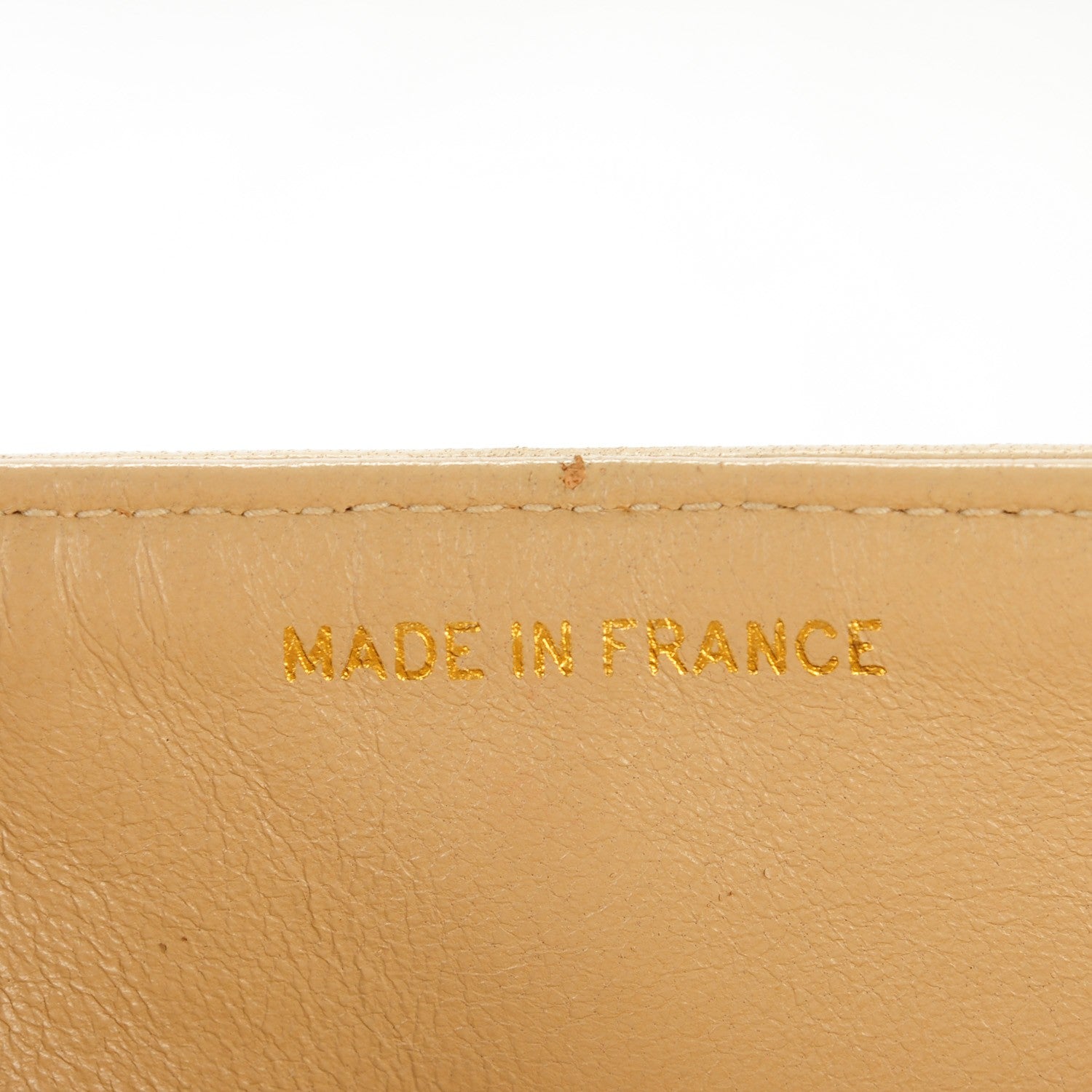 Chanel Lambskin Quilted Medium Double Flap Beige 10 of 10