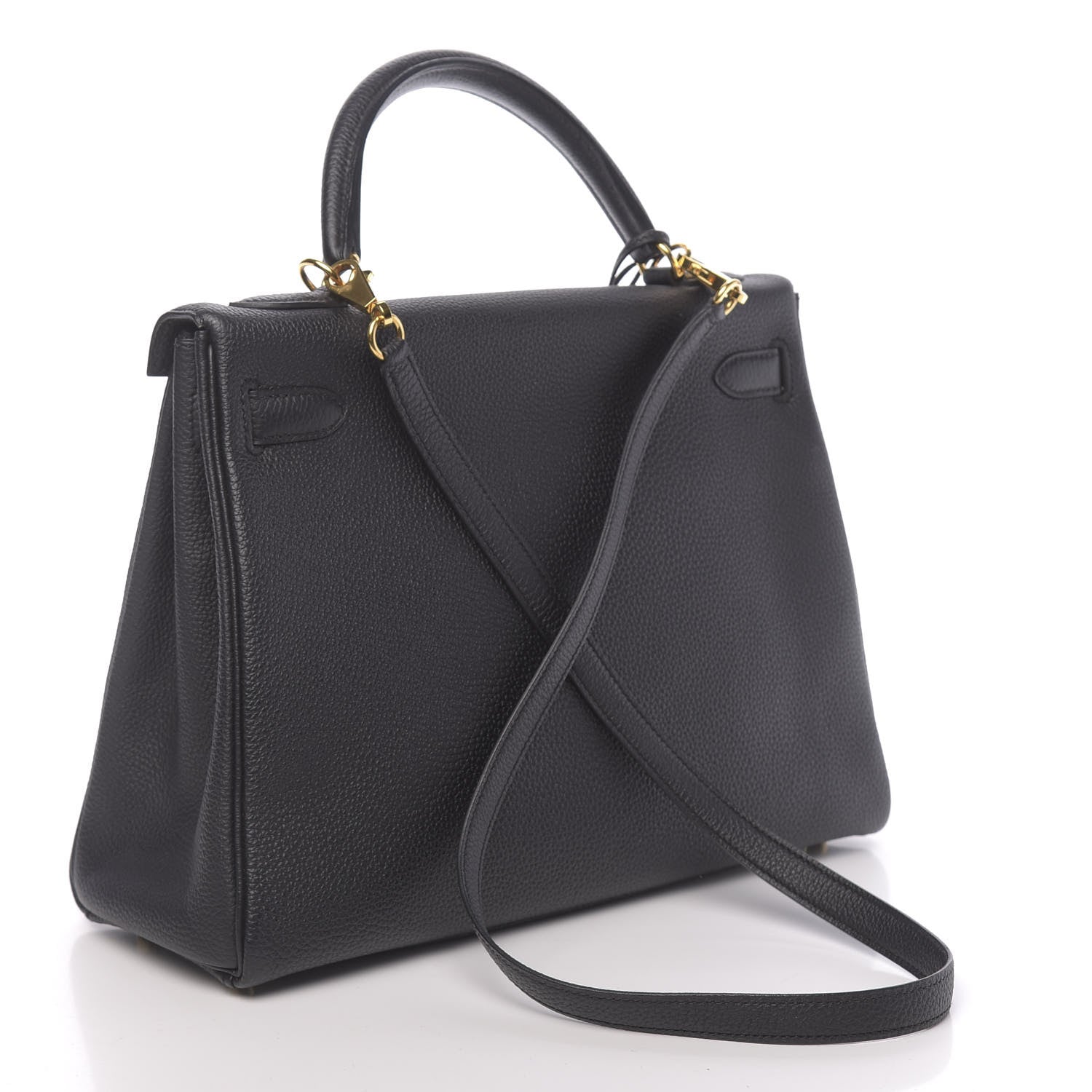 Hermes Togo Kelly Retourne 32 Black 3 of 11