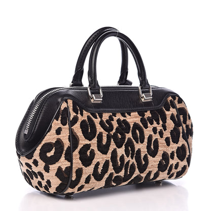 Louis Vuitton Jacquard Velvet Leopard Print Stephen Sprouse Baby Bag 3 of 12
