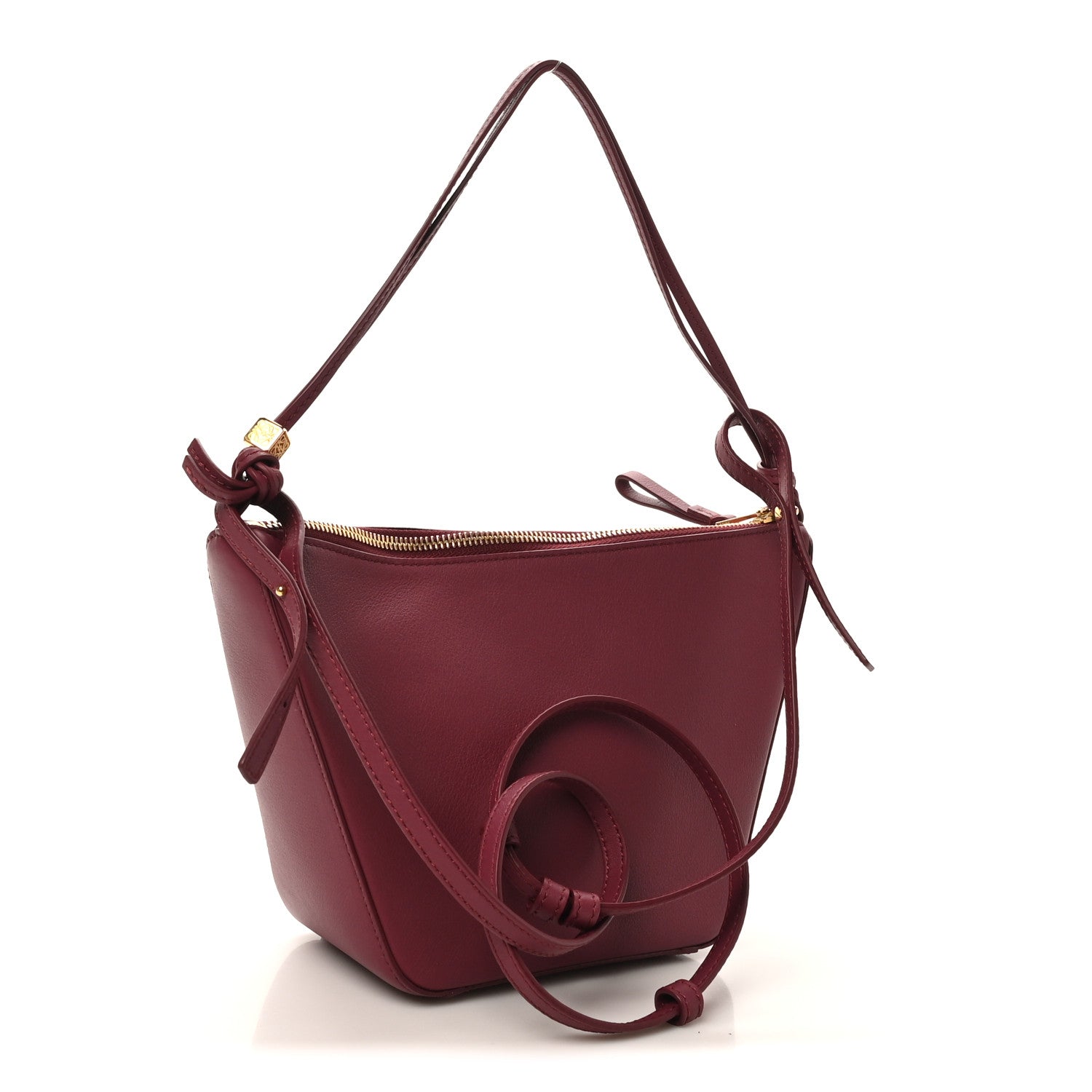Loewe Calfskin Mini Hammock Hobo Raspberry 3 of 9