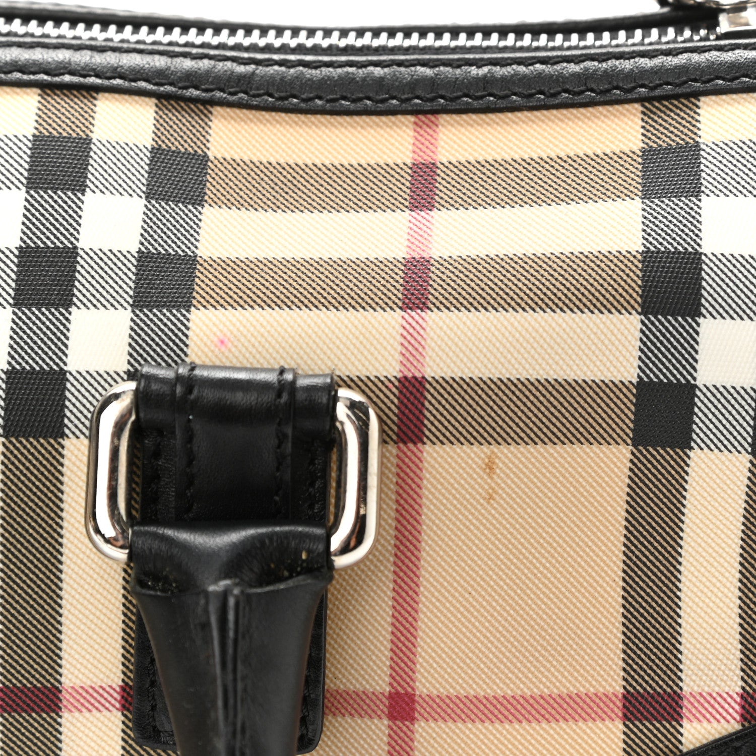 Burberry House Check Studded Bowler Black 11 of 12