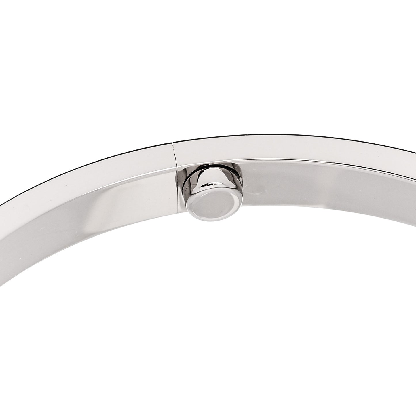 18K White Gold Small LOVE Bracelet 16