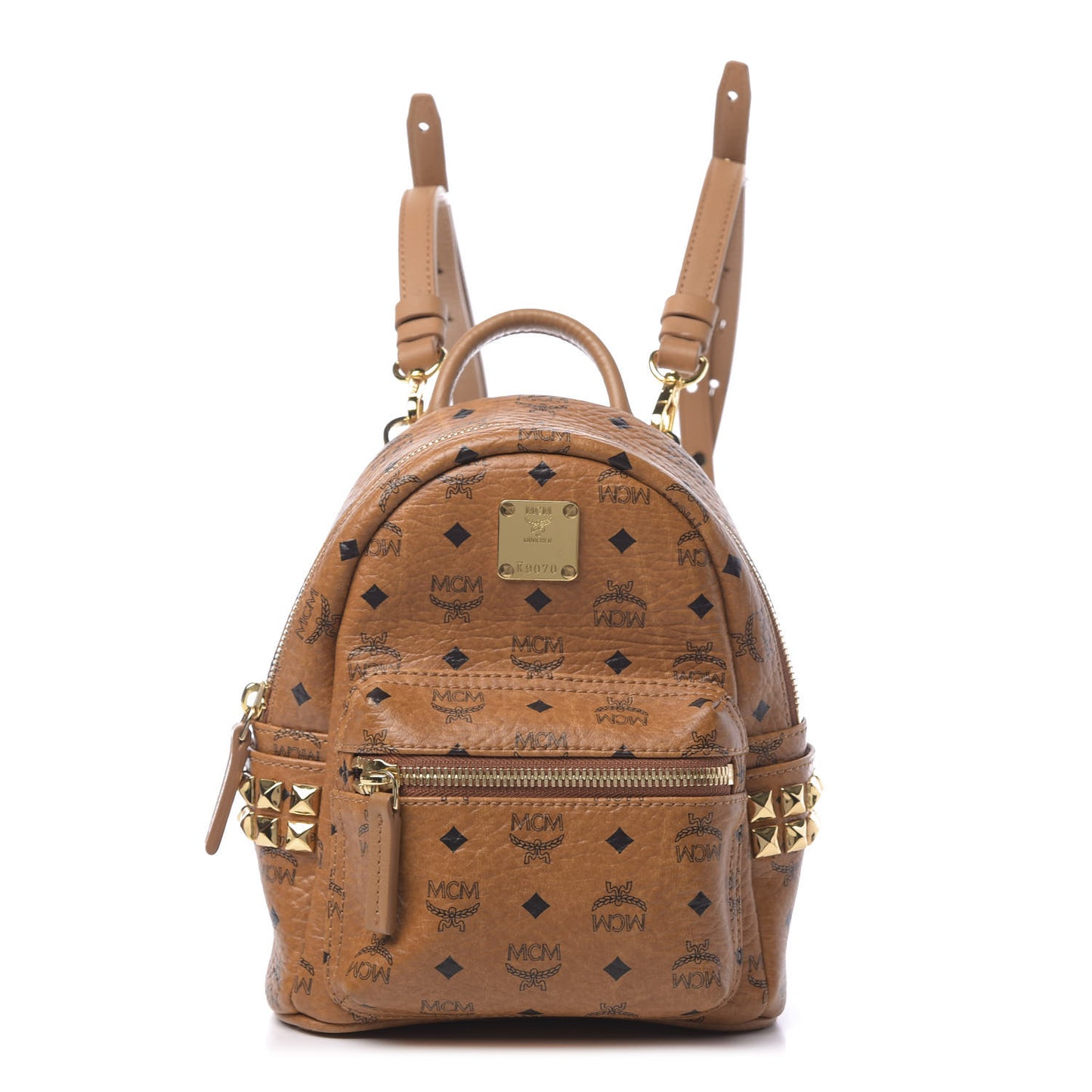 Visetos Side Stud X-Mini Stark Bebe Boo Backpack Cognac