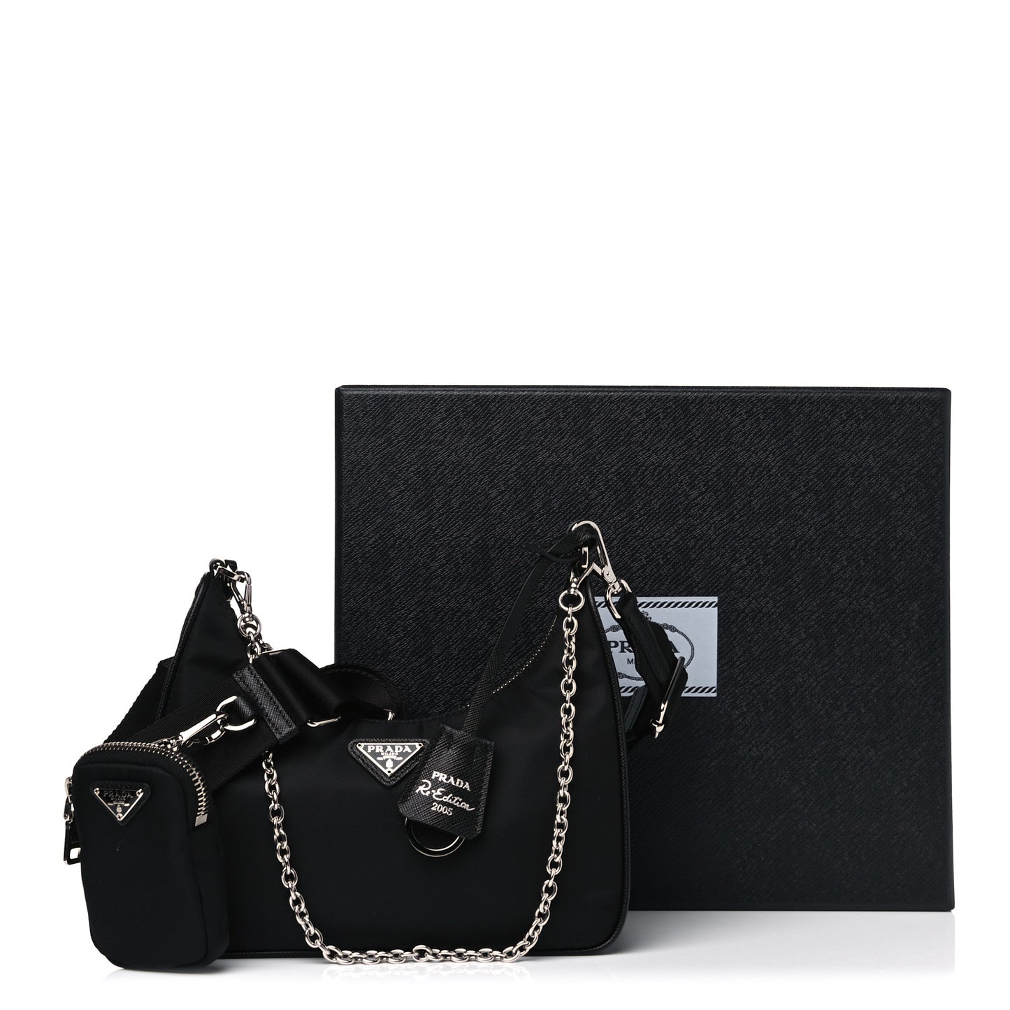 Nylon Re-Edition 2005 Shoulder Bag Black