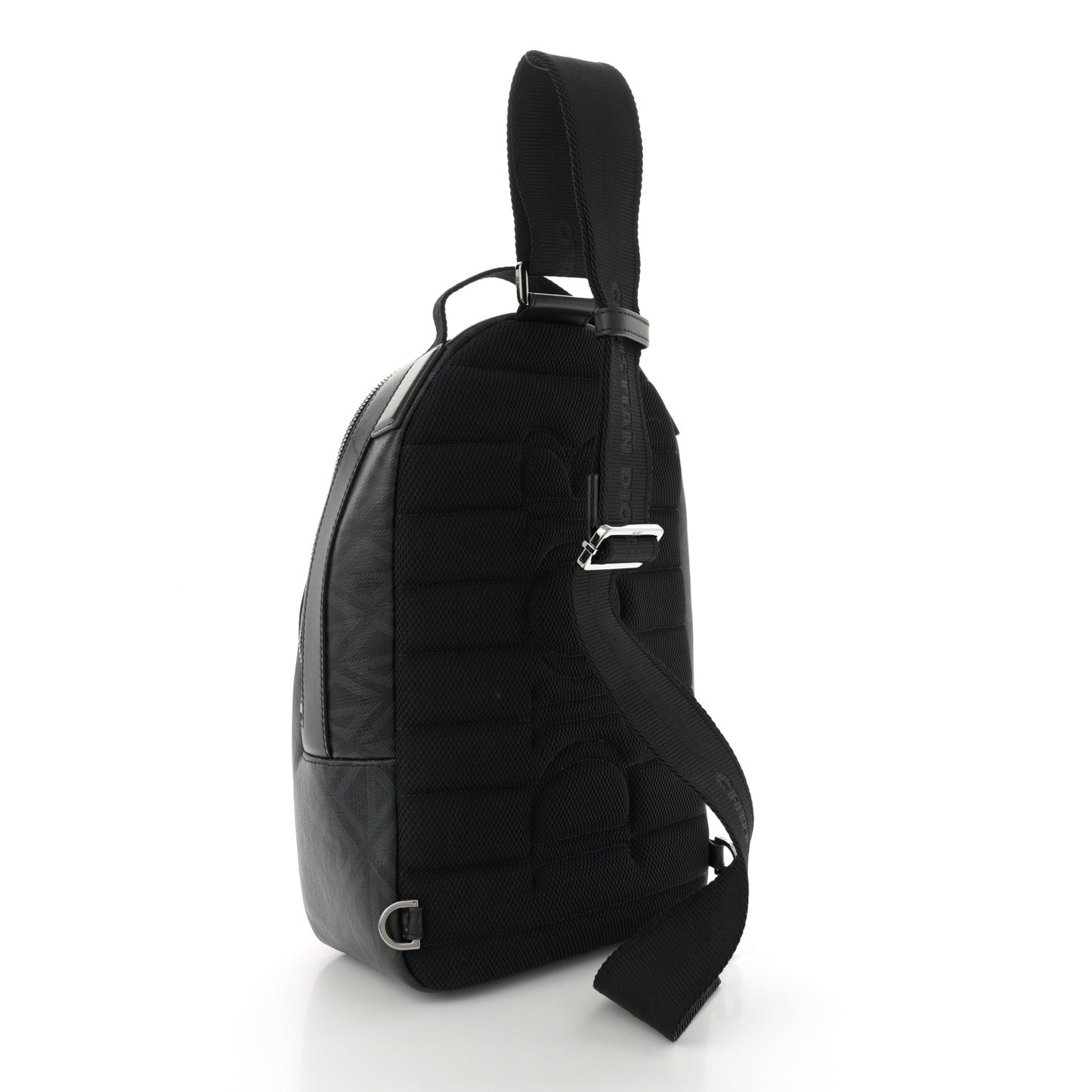 Coated Canvas CD Diamond Mini Rider Backpack Black
