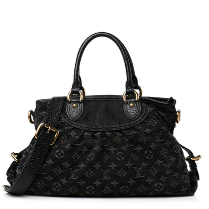 Louis Vuitton Denim Neo Cabby MM Black 1 of 14