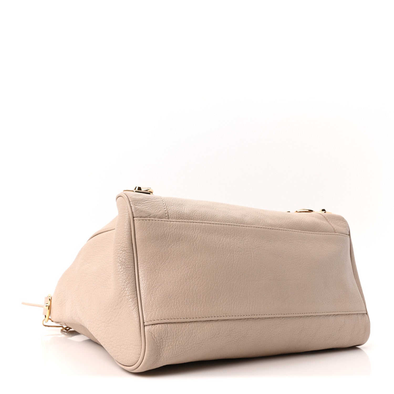 Balenciaga Chevre Gold Metallic Edge Hardware Velo Beige Praline 5 of 11