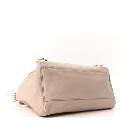 Balenciaga Chevre Gold Metallic Edge Hardware Velo Beige Praline 5 of 11
