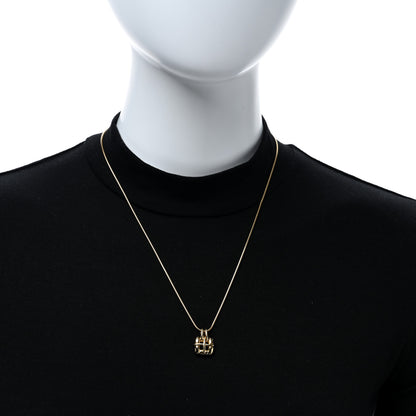 Tiffany 18K Yellow Gold Biscayne Pendant Necklace 3 of 5