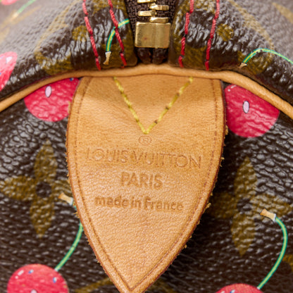 Louis Vuitton Monogram Cerises Speedy 25 10 of 14