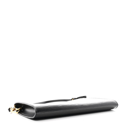 Louis Vuitton Epi Pochette Accessories 21 Black 4 of 10