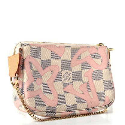 Louis Vuitton Damier Azur Tahitienne Mini Pochette Accessories 3 of 7