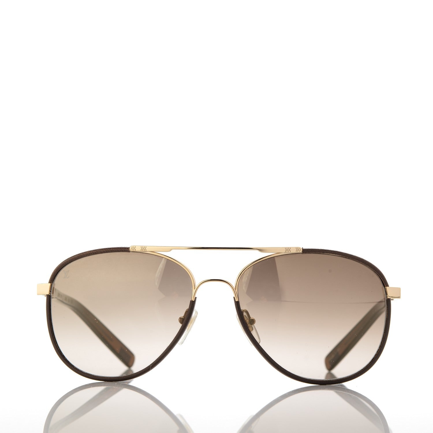 Louis Vuitton Attraction Pilot Sunglasses Z0706U Brown 2 of 10