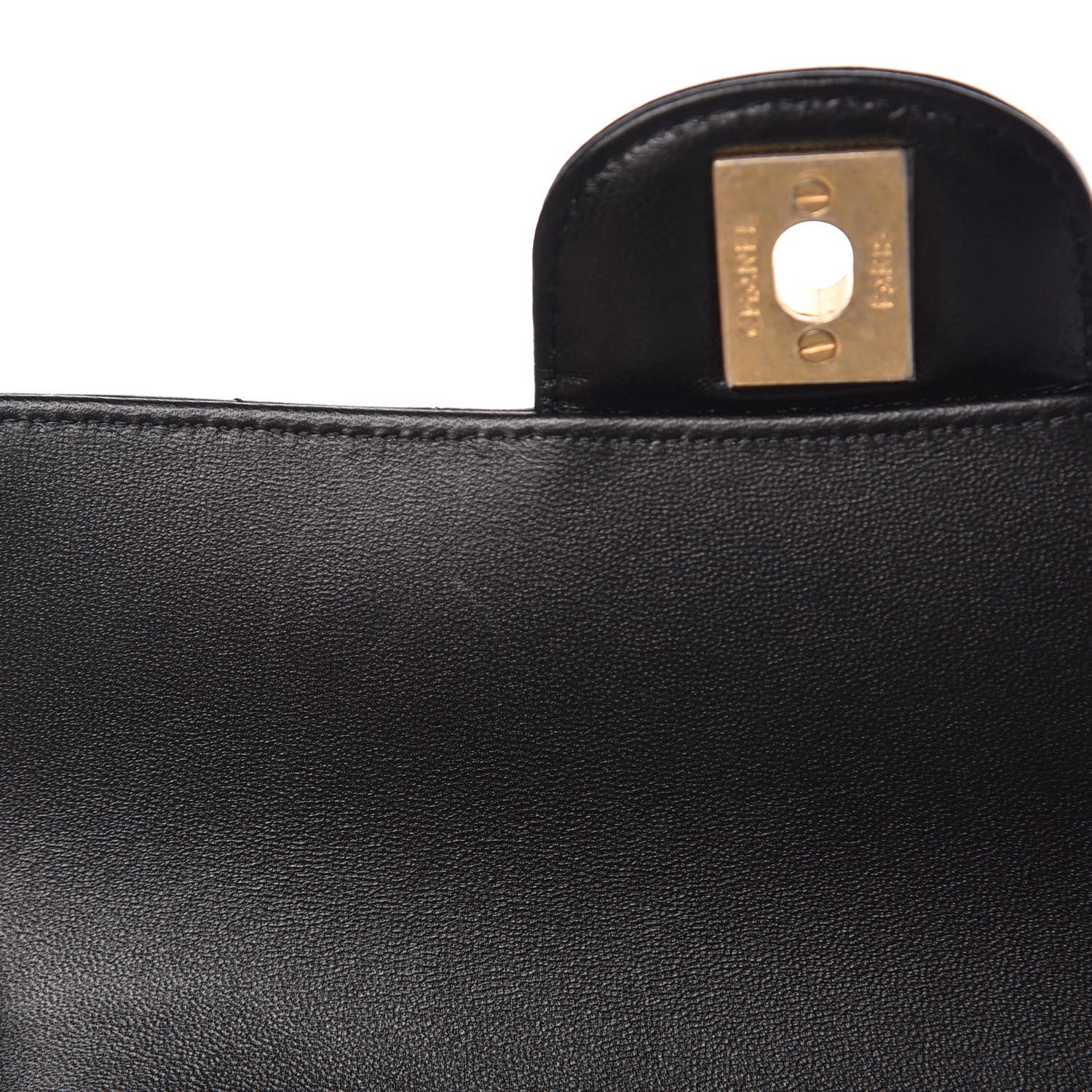 Chanel Lambskin Chevron Quilted Mini Rectangular Flap Black 7 of 10