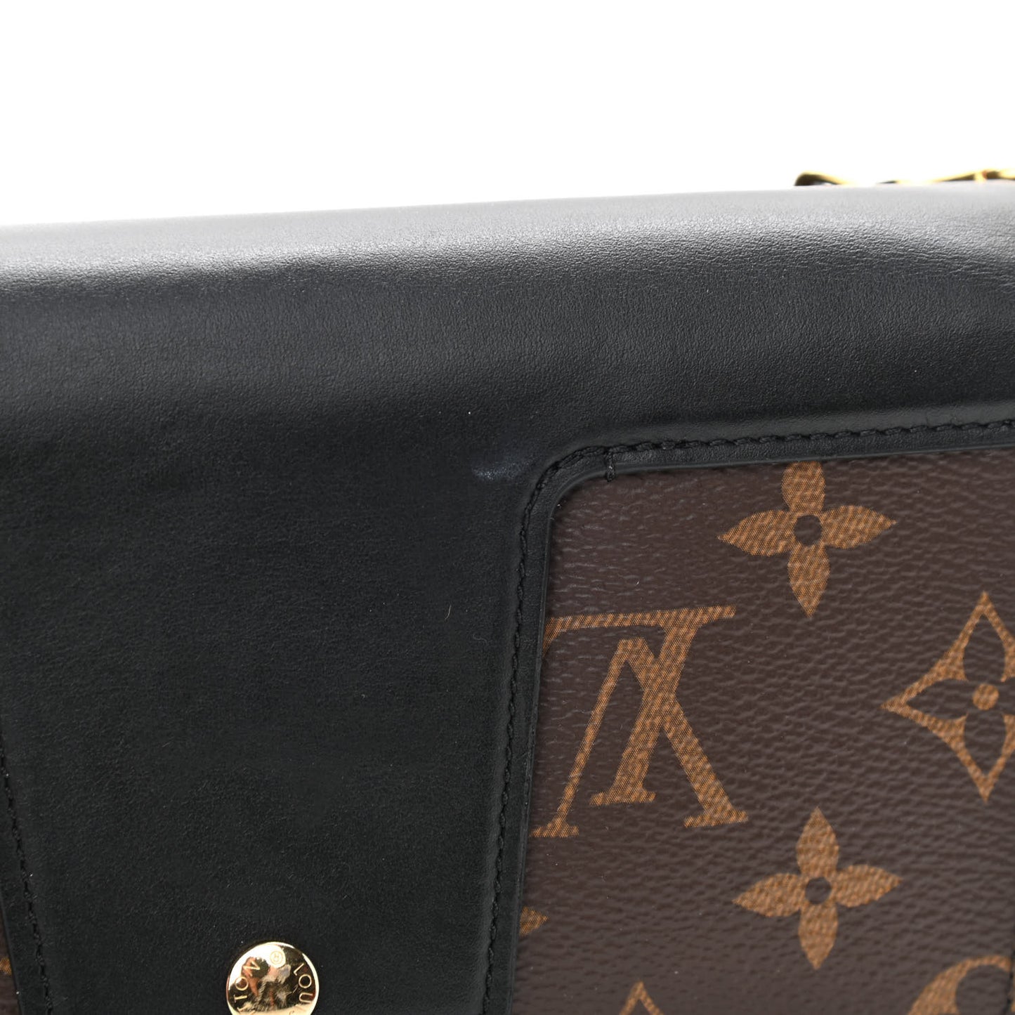 Monogram Padlock On Strap Black