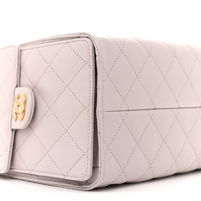 Chanel Caviar Quilted Small Chanel 25 Handbag Lilas Lilac 9 of 10