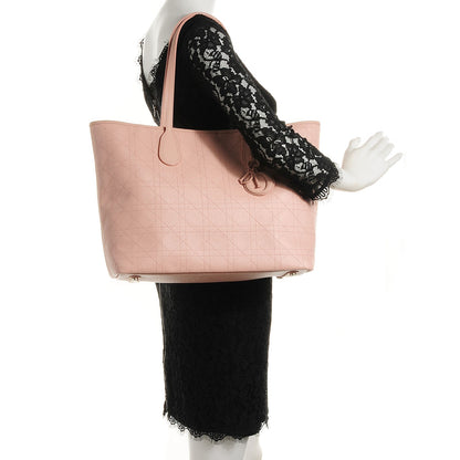 Christian Dior Coated Canvas Cannage Panarea Shopping Tote Rosato 2 of 8