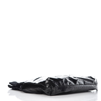 Chanel Vinyl Spirit Drawstring Tote Black 4 of 11