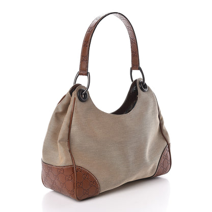 Gucci Canvas Guccissima Hobo Brown 3 of 10