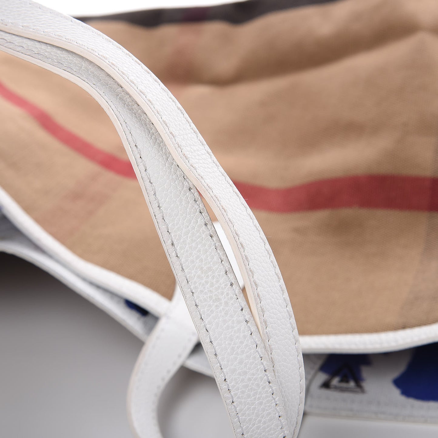 Coated Canvas Medium Reversible Doodle Tote White