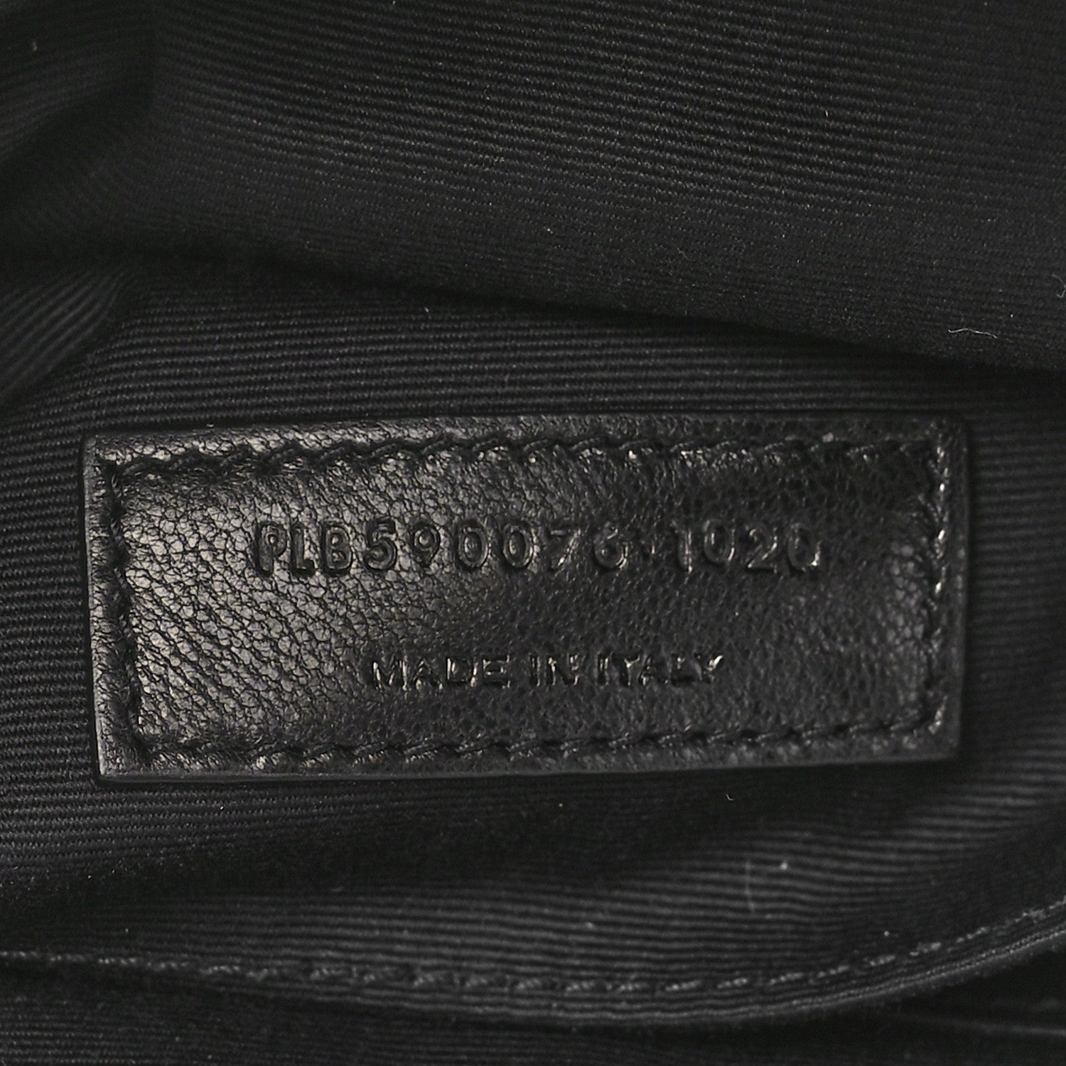Saint Laurent Lambskin Monogram Belt Bag Black 7 of 10