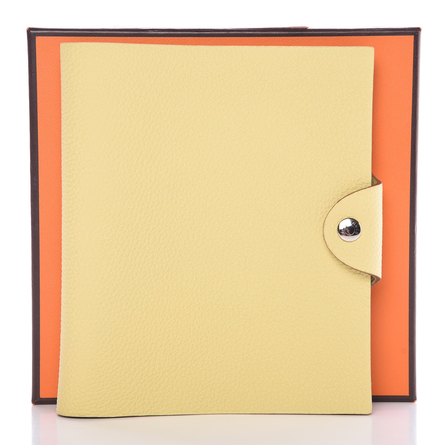 Hermes Togo Ulysse PM Agenda Cover Jaune Poussin 9 of 9