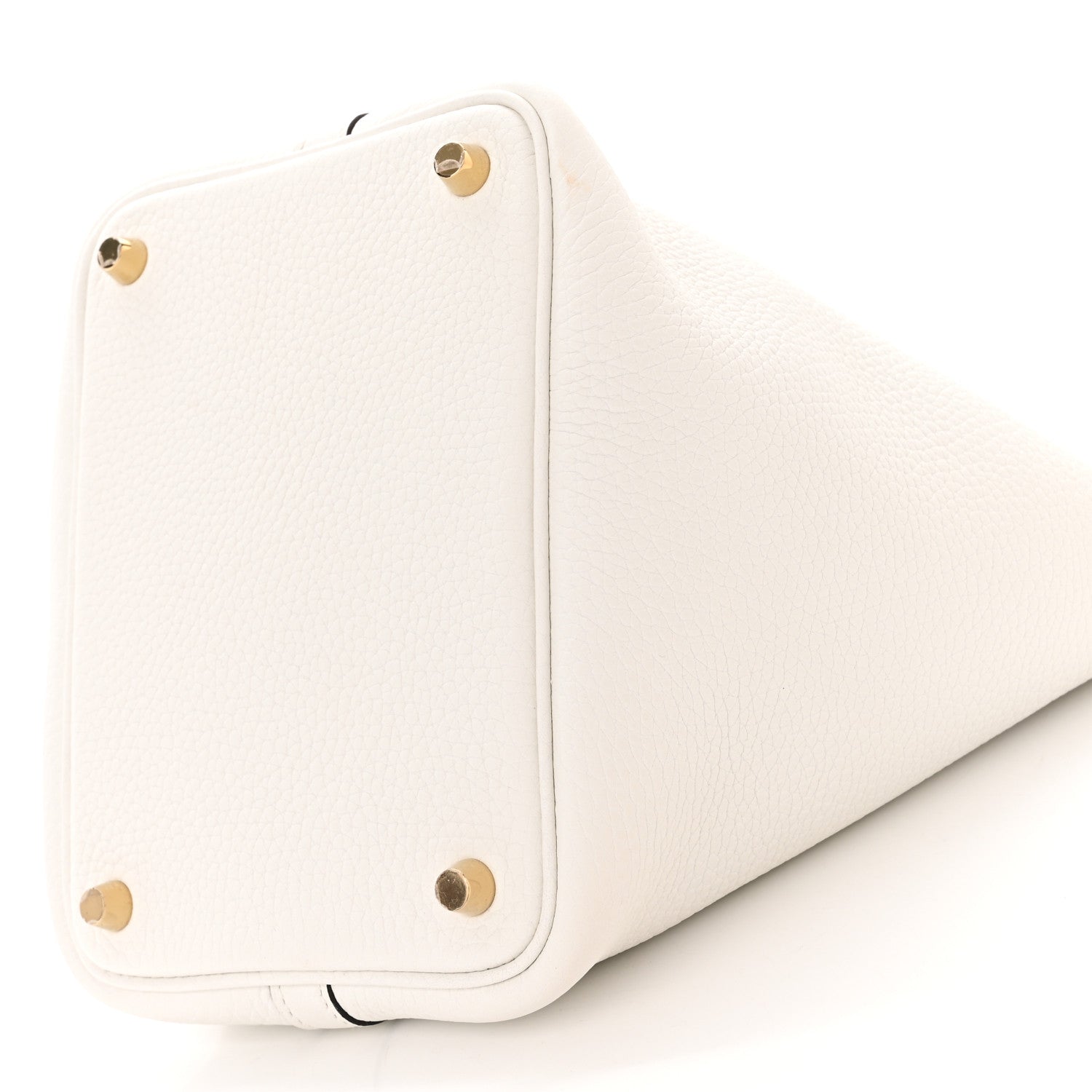 Hermes Taurillon Clemence Picotin Lock 18 PM New White 10 of 12