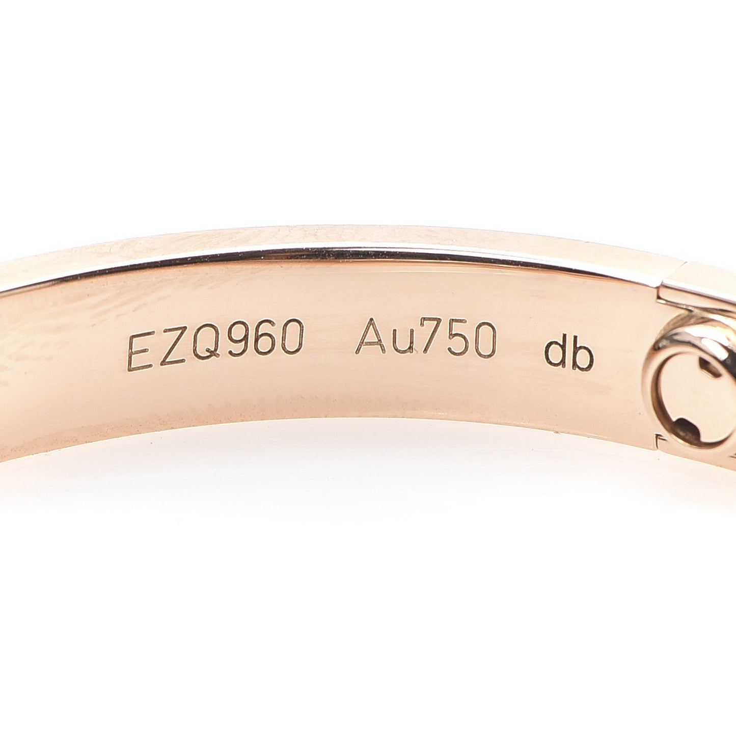 18K Pink Gold LOVE Bracelet 16