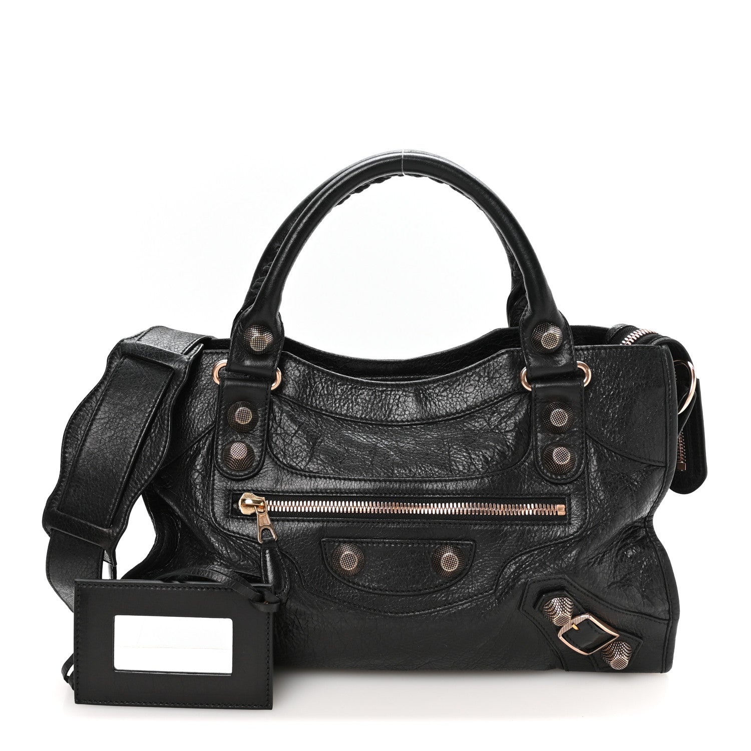 Balenciaga Agneau Giant 21 Rose Gold Hardware City Black 2 of 10