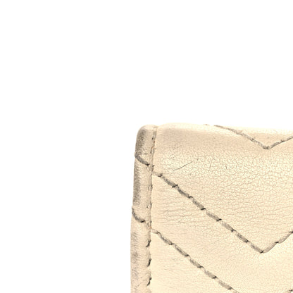 Gucci Calfskin Matelasse GG Marmont Card Case White 8 of 11