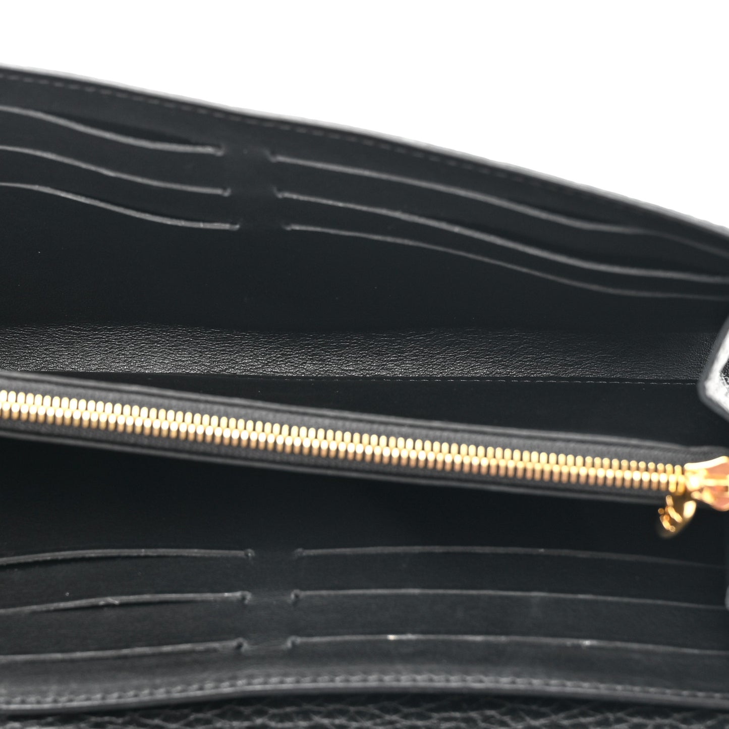 Taurillon Capucines Python Wallet Black