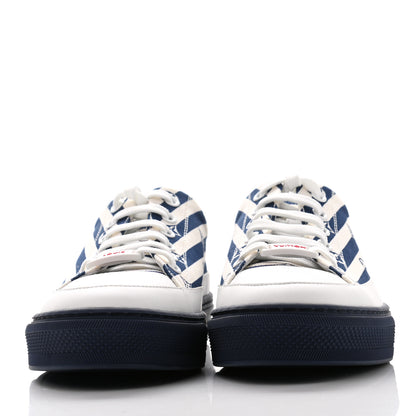 Louis Vuitton Canvas Escale Stellar Sneakers 37.5 Blue 2 of 8
