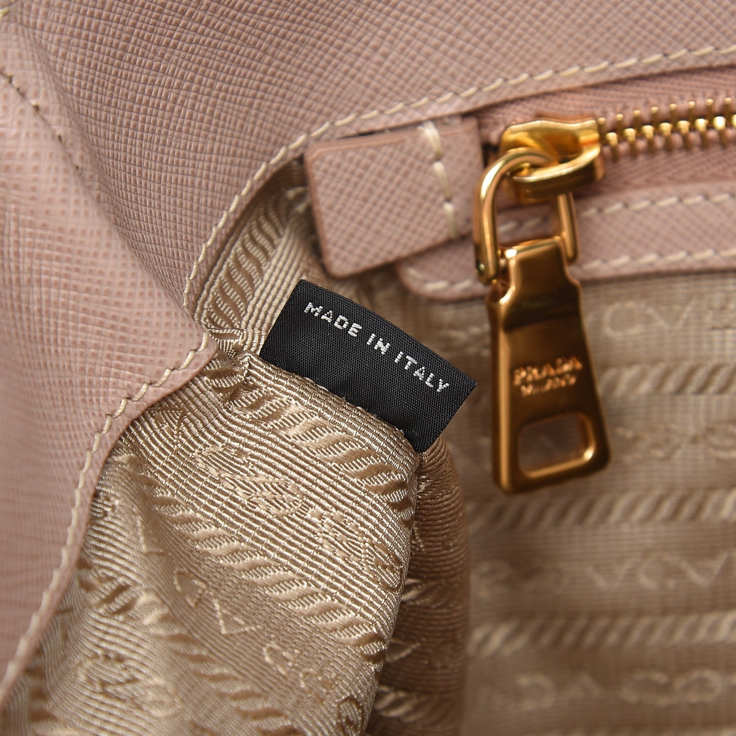 Prada Saffiano Large Tote Cammeo 7 of 12