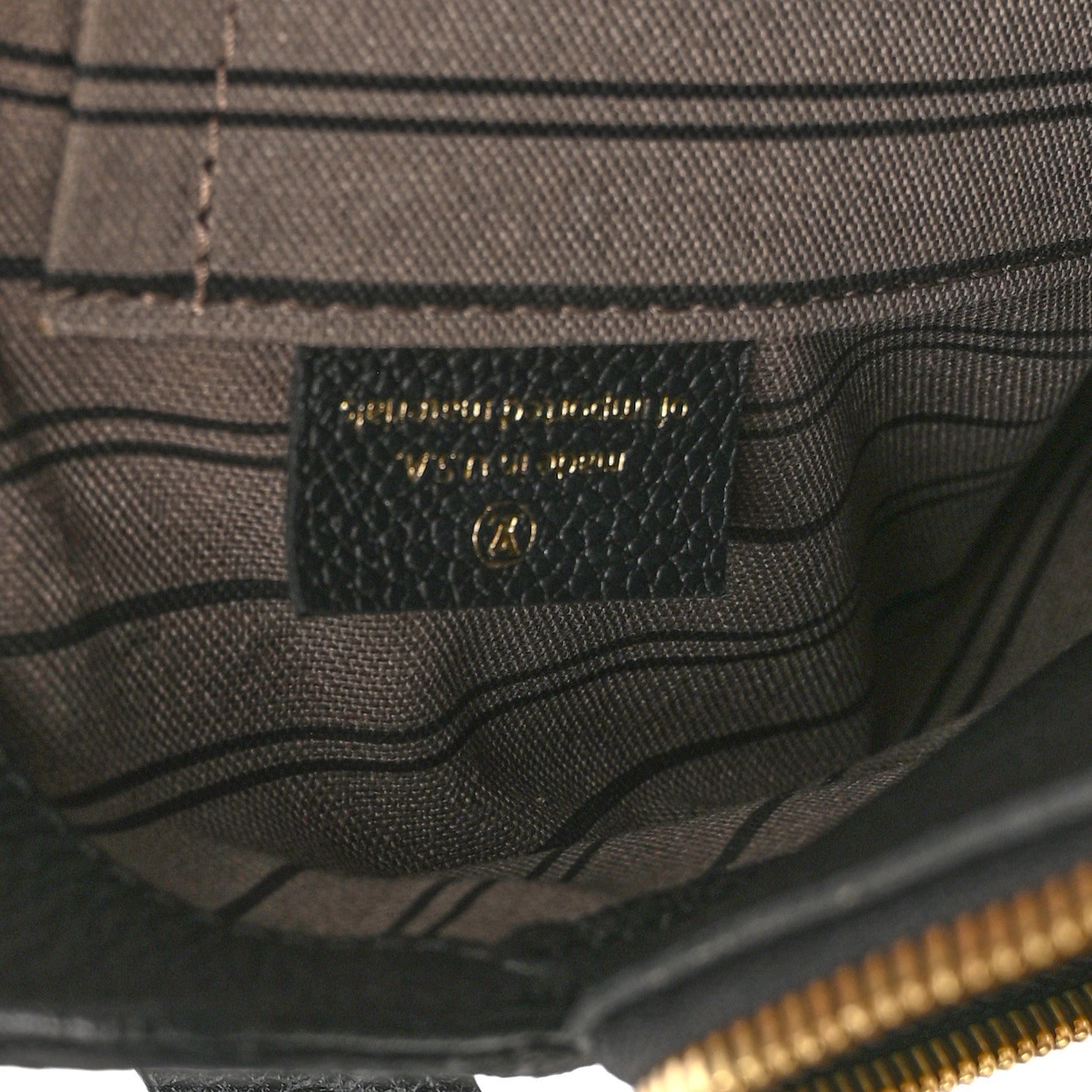 Louis Vuitton Empreinte Montaigne GM Black 9 of 13