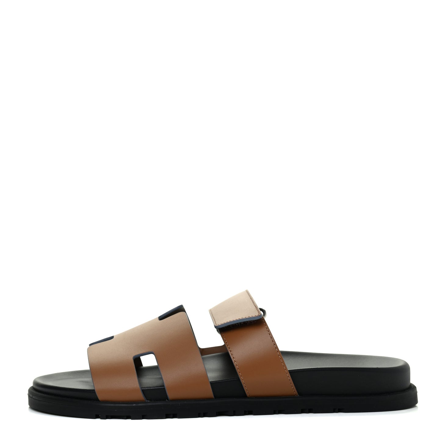 Calfskin Mens Chypre Sandals 42 Gold