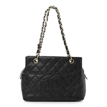 Chanel Caviar Quilted Petit Timeless Tote PTT Black 1 of 14