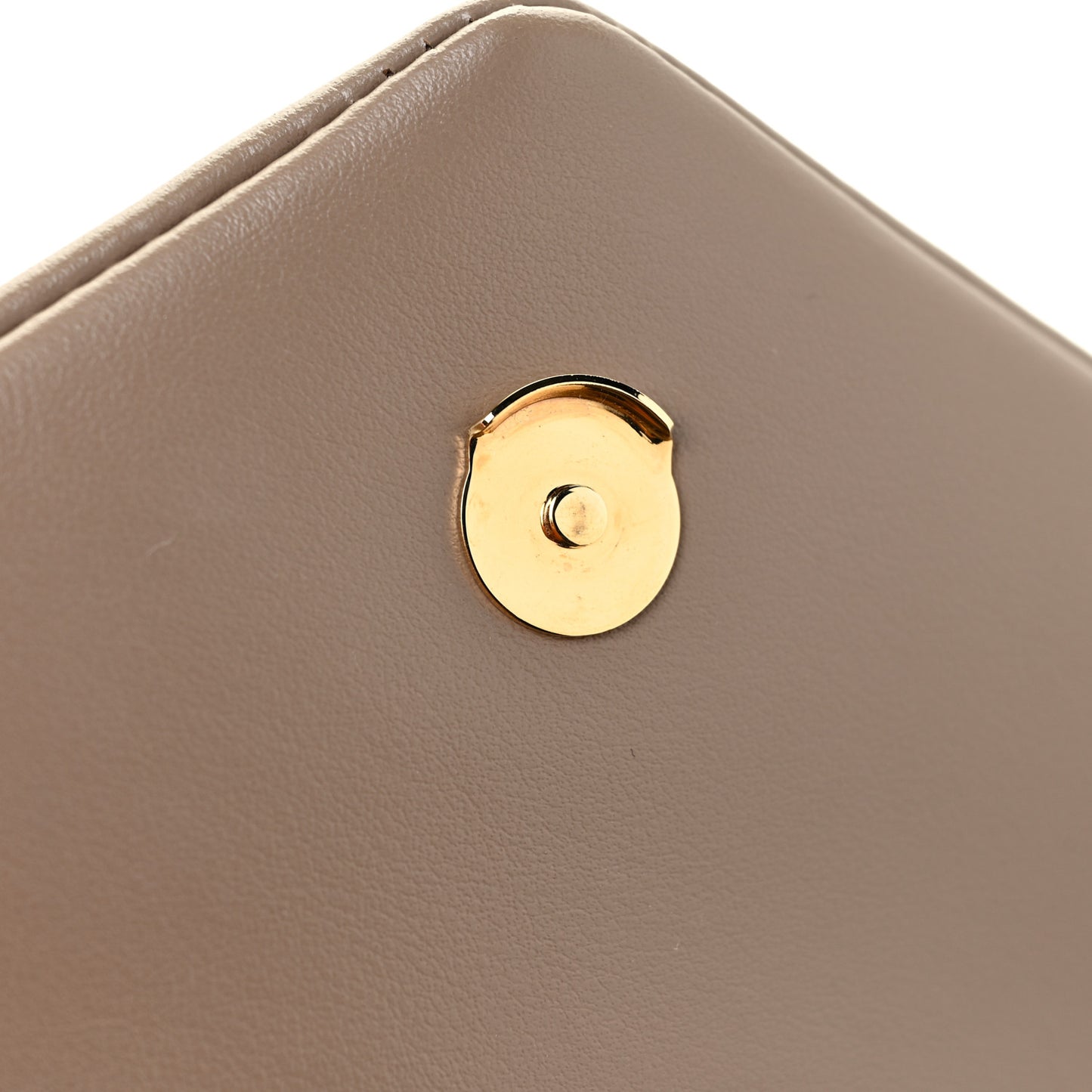 Calfskin Y Quilted Monogram Toy Loulou Crossbody Bag Taupe