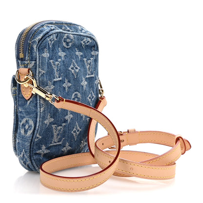 Louis Vuitton Denim Fairfax Pochette Blue 3 of 9