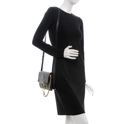 Chloe Goatskin Small Faye Shoulder Bag Black 2 of 6