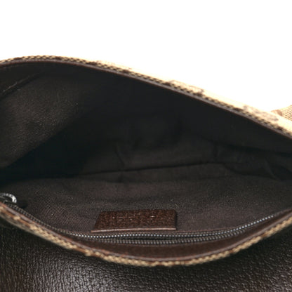 Gucci Monogram Waist Pouch Bag Dark Brown 5 of 10