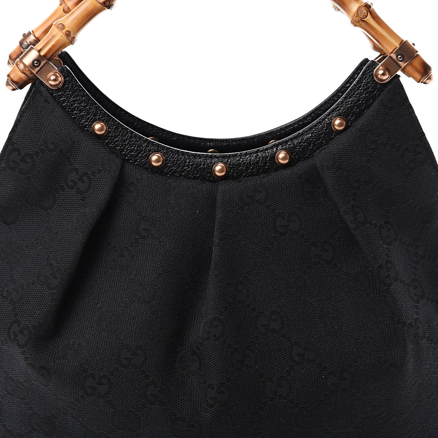 Monogram Bamboo Small Handbag Black