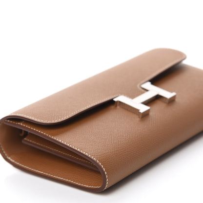 Hermes Epsom Constance Long Wallet To Go Gold 6 of 10
