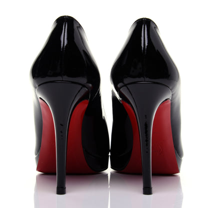 Christian Louboutin Patent New Simple 100 Pumps 36.5 Black 5 of 11