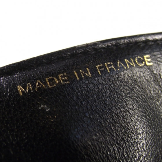 Chanel Suede Quilted Jumbo Flap Black 8 of 10